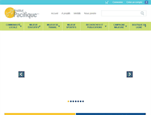 Tablet Screenshot of institutpacifique.com